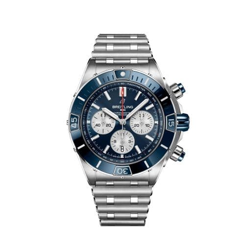 Breitling Super Chronomat B01 44 Stainless Steel / Blue / Rouleaux