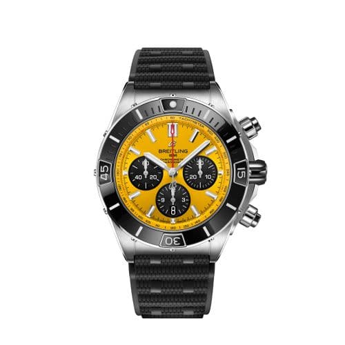 Breitling Super Chronomat B01 44 Stainless Steel / Yellow / Rubber / China