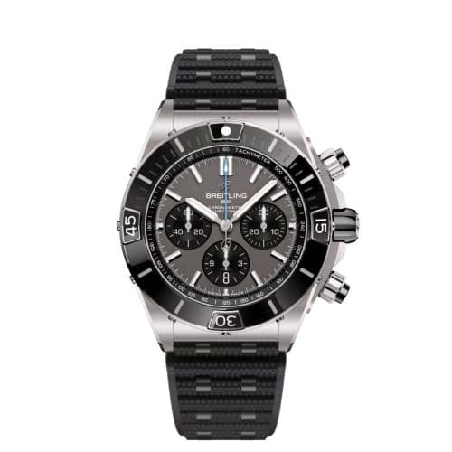 Breitling Super Chronomat B01 44 Titanium / Grey / Rubber Rouleaux