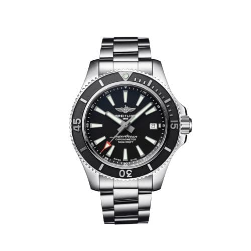 Breitling Superocean 42 Stainless Steel / Black / Bracelet / Japan