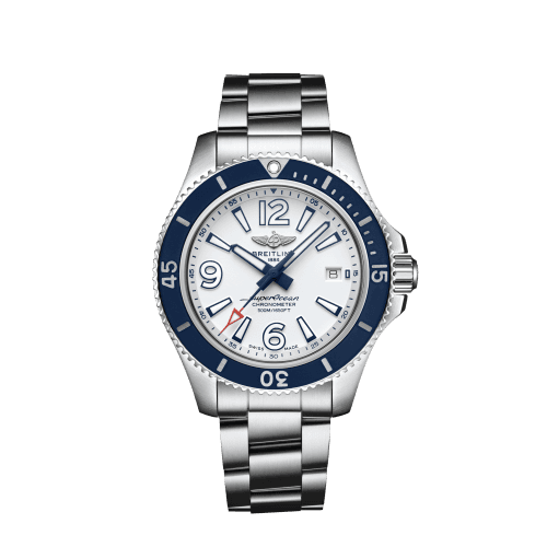 Breitling Superocean 42 Stainless Steel / White / Bracelet