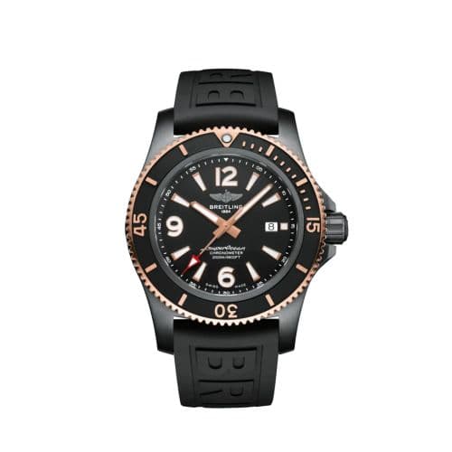 Breitling Superocean 46 Blacksteel / Red Gold / Black / Rubber