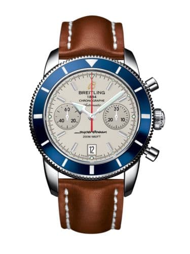 Breitling Superocean Heritage 44 Chronograph Stainless Steel / Blue / Silver / Calf