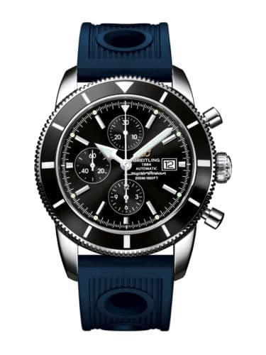 Breitling Superocean Heritage 46 Chronograph Stainless Steel / Black / Black / Rubber