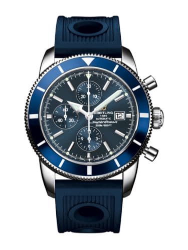 Breitling Superocean Heritage 46 Chronograph Stainless Steel / Blue / Blue / Rubber
