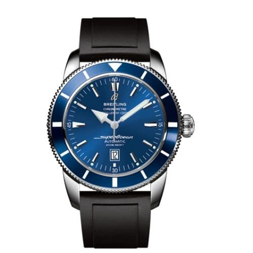 Breitling Superocean Heritage 46 Stainless Steel / Blue / Blue / Rubber