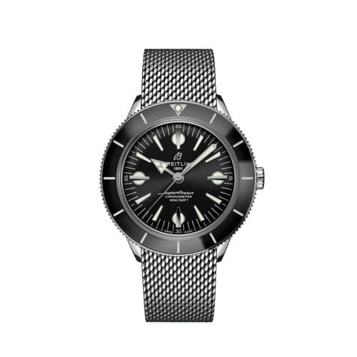 Breitling Superocean Heritage '57 Stainless Steel / Black / Mesh