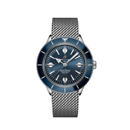 Breitling Superocean Heritage '57 Stainless Steel / Blue / Mesh