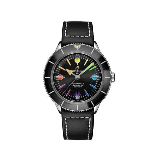 Breitling Superocean Heritage '57 Stainless Steel / Rainbow Boutique Limited Edition / Calf / Pin