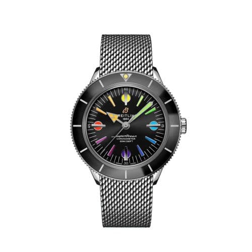 Breitling Superocean Heritage '57 Stainless Steel / Rainbow Boutique Limited Edition / Mesh