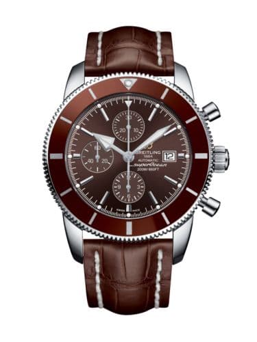 Breitling Superocean Heritage II 46 Chronograph Stainless Steel / Bronze / Bronze / Croco / Pin