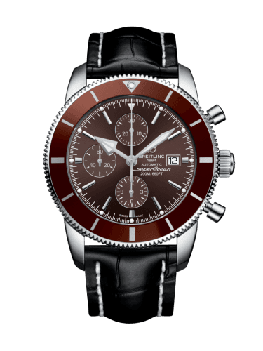 Breitling Superocean Heritage II 46 Chronograph Stainless Steel / Bronze / Bronze / Croco / Pin