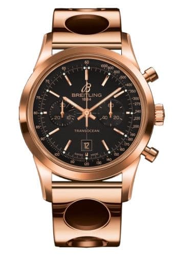 Breitling Transocean Chronograph 38 Gold / Black / Racer