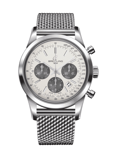 Breitling Transocean Chronograph Stainless Steel / Panda / Ocean Classic