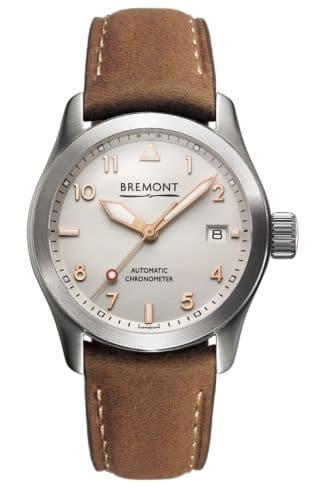 Bremont Solo 37 Silver / Gold Numerals