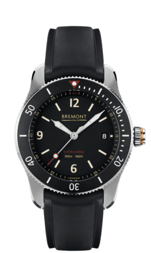 Bremont Supermarine S300 Stainless Steel / Black / Temple Island