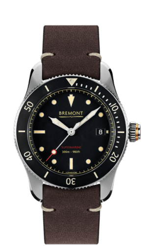 Bremont Supermarine S301 Stainless Steel / Black / Calf