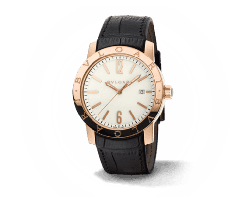 Bulgari Bulgari Solotempo 39 Pink Gold White