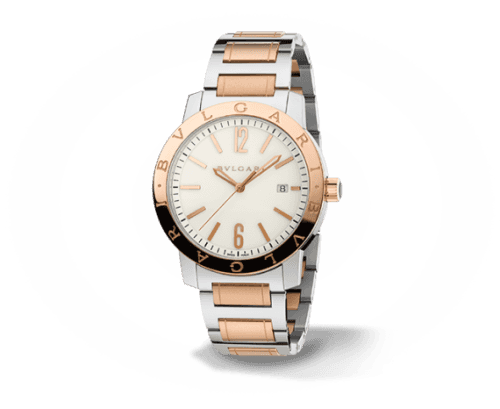 Bulgari Bulgari Solotempo 41.5 Two Tone White Bracelet
