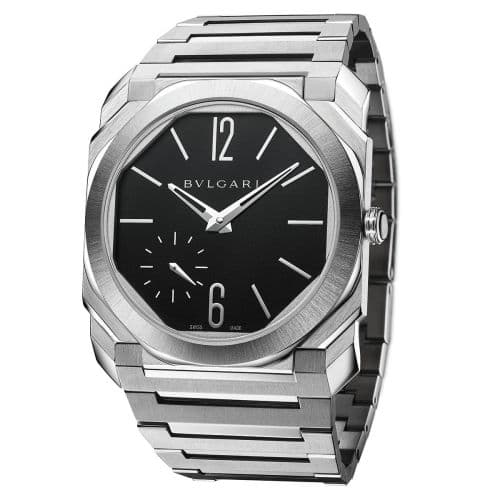 Bulgari Octo Finissimo 100m Stainless Steel / Black / Bracelet