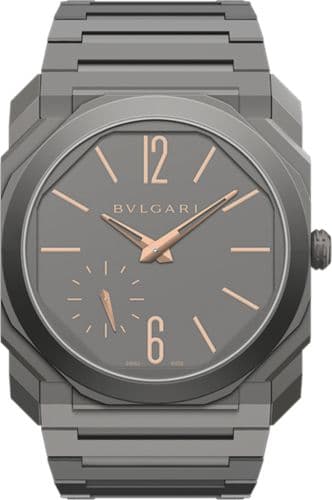 Bulgari Octo Finissimo Automatic Titanium / Grey / Bracelet