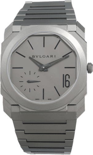 Bulgari Octo Finissimo Automatic Titanium / Grey / WorldTempus