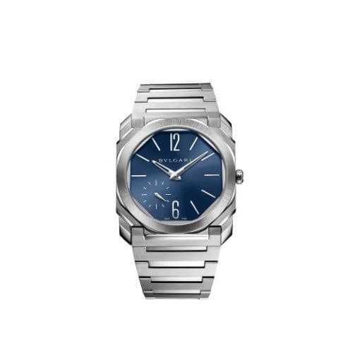 Bulgari Octo Finissimo S Stainless Steel / Blue / Bracelet