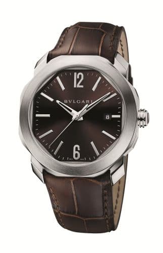 Bulgari Octo Roma 41 Stainless Steel / Brown