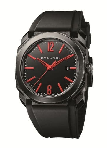 Bulgari Octo Solotempo 41 Ultranero / Red