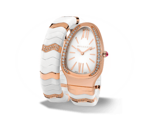 Bulgari Serpenti Spiga Pink Gold White