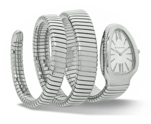 Bulgari Serpenti Tubogas Silver Double Tour