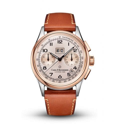 Carl F. Bucherer Heritage Bicompax Annual Stainless Steel - Rose Gold / Champagne