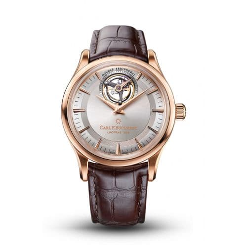 Carl F. Bucherer Heritage Tourbillon Double Peripheral Rose Gold / Silver