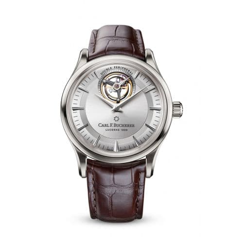 Carl F. Bucherer Heritage Tourbillon Double Peripheral White Gold / Silver