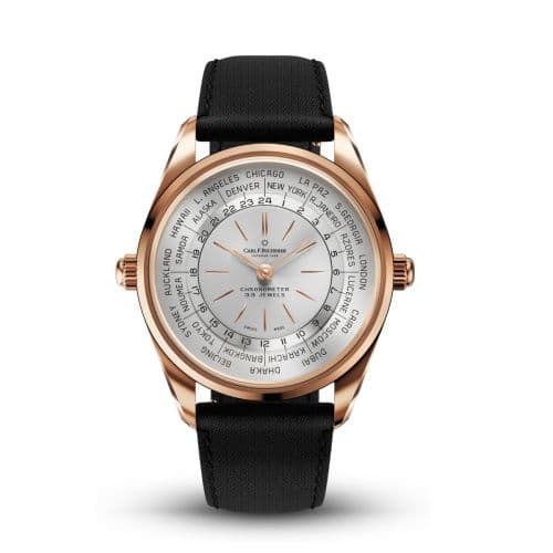 Carl F. Bucherer Heritage Worldtimer Rose Gold / Silver