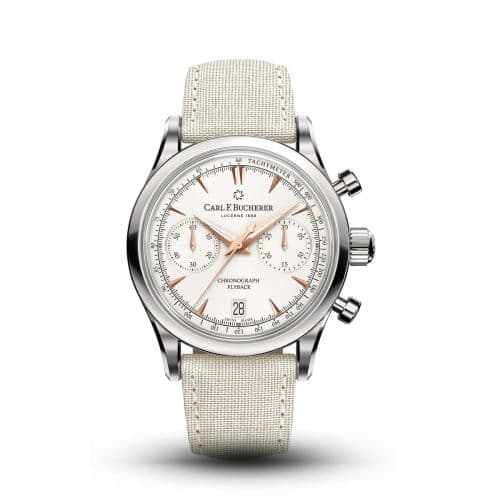 Carl F. Bucherer Manero Flyback 40 Stainless Steel / White