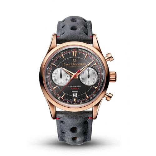 Carl F. Bucherer Manero Flyback Rose Gold / Black