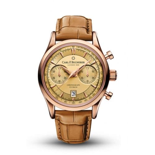 Carl F. Bucherer Manero Flyback Rose Gold / Champagne