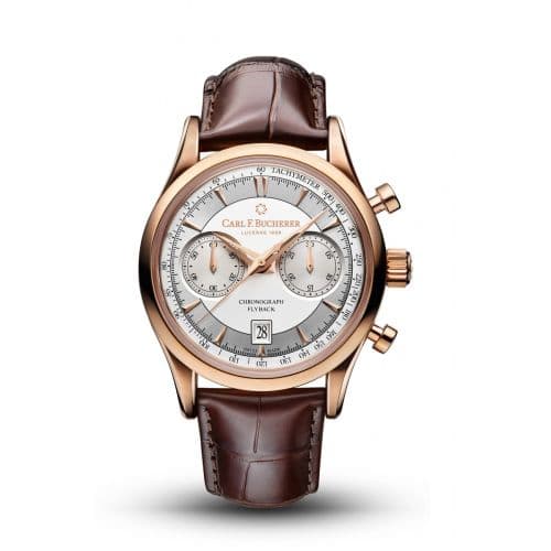 Carl F. Bucherer Manero Flyback Rose Gold / Silver