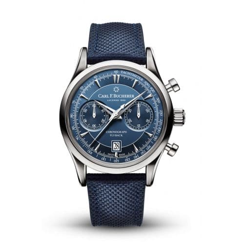 Carl F. Bucherer Manero Flyback Stainless Steel / Blue