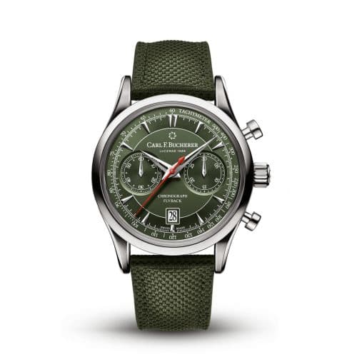 Carl F. Bucherer Manero Flyback Stainless Steel / Green