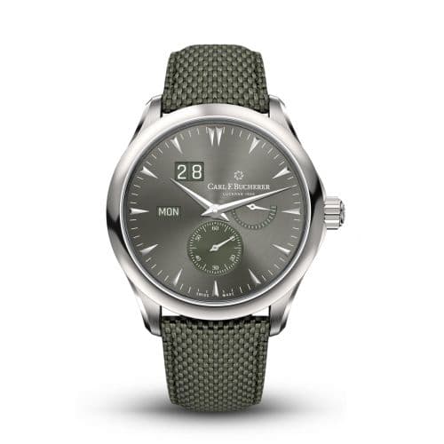 Carl F. Bucherer Manero Peripheral BigDate Stainless Steel / Grey