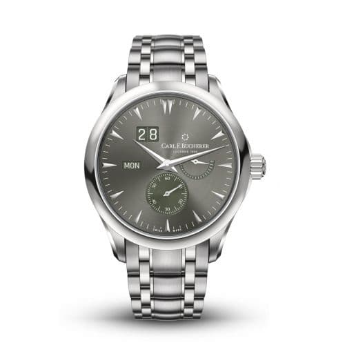 Carl F. Bucherer Manero Peripheral BigDate Stainless Steel / Grey / Bracelet