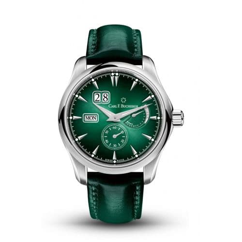 Carl F. Bucherer Manero PowerReserve Stainless Steel / Blue