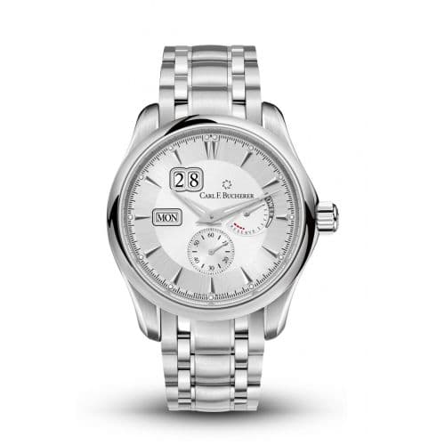 Carl F. Bucherer Manero PowerReserve Stainless Steel / Silver / Bracelet