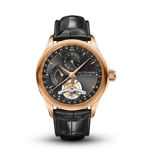 Carl F. Bucherer Manero Tourbillon Rose Gold / Black