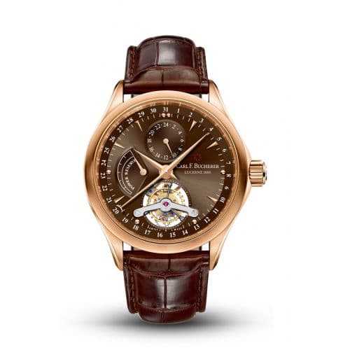 Carl F. Bucherer Manero Tourbillon Rose Gold / Brown