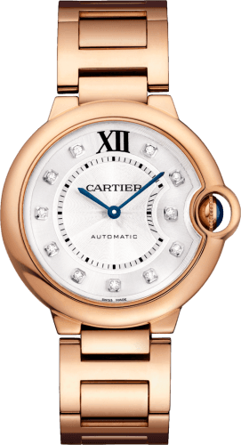 Cartier Ballon Blue de Cartier 36 Automatic Pink Gold / Diamond / Bracelet