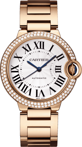 Cartier Ballon Blue de Cartier 36 Automatic Pink Gold / Diamonds / Bracelet