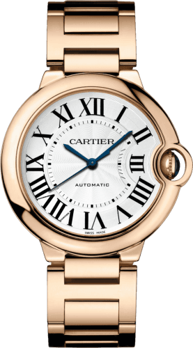 Cartier Ballon Blue de Cartier 36 Automatic Pink Gold / Silver / Bracelet